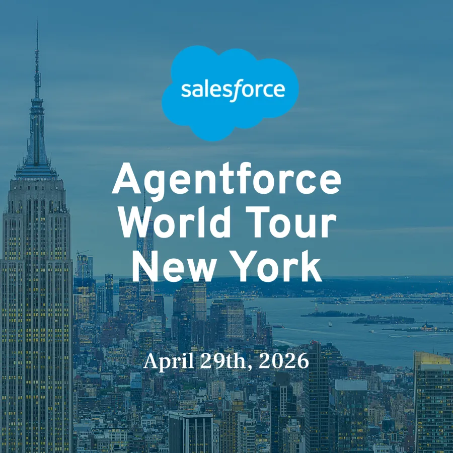 Text over NYC skyline.