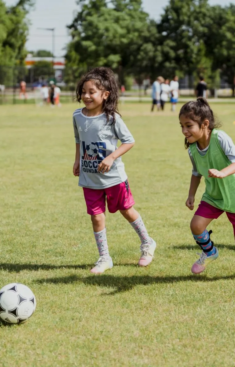 kids playing soccer