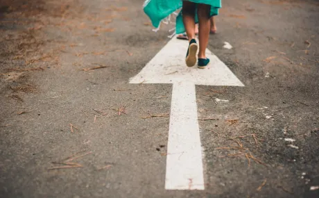 people walking on road